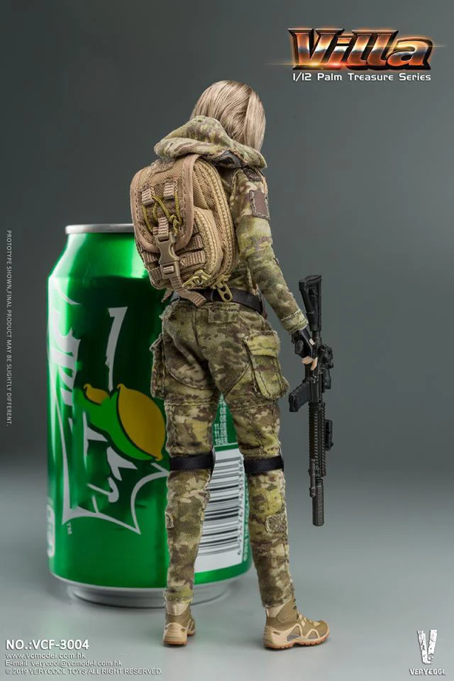 VCF-3004 1/12 Scale Collectible Palm Treasure Series MC Camouflage Female Soldier Vera 6 inch Action Figure Model Limited Stock
VCF-3004 1/12 Scale Collectible Palm Treasure Series MC Camouflage Female Soldier Vera 6 inch Action Figure Model Limited Stock