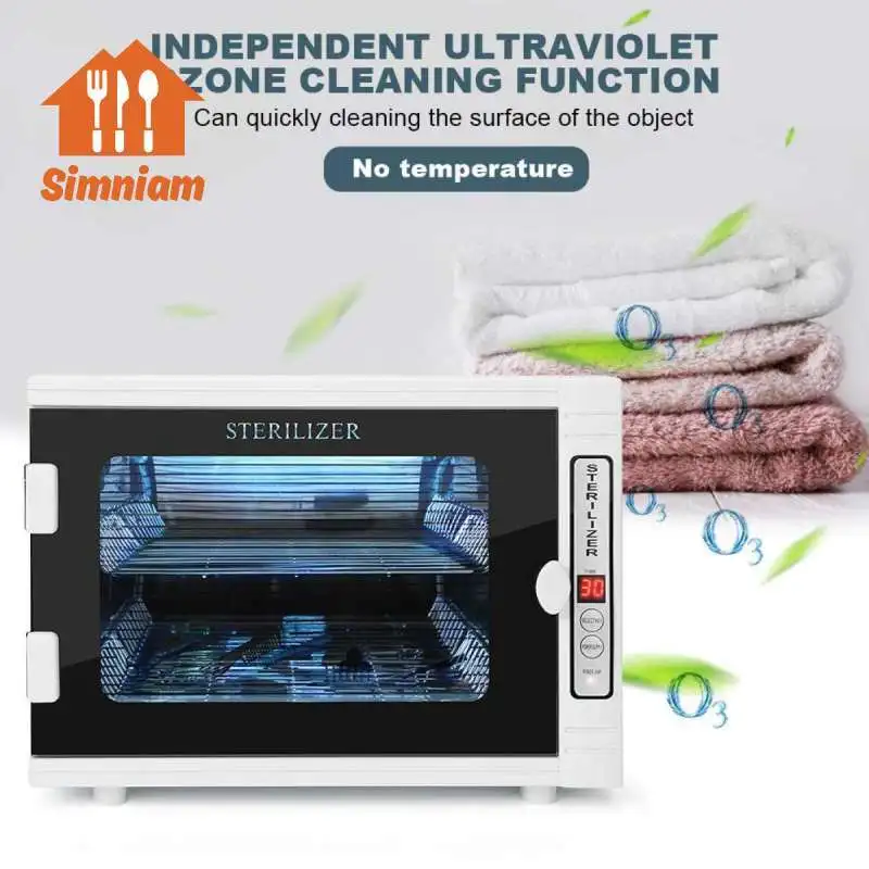 UV Sterilizer Box Nail Manicure Tools Disinfection Cabinet Ozone Ultraviolet Timer Sterilization Salon Dental Cleaner
UV Sterilizer Box Nail Manicure Tools Disinfection Cabinet Ozone Ultraviolet Timer Sterilization Salon Dental Cleaner