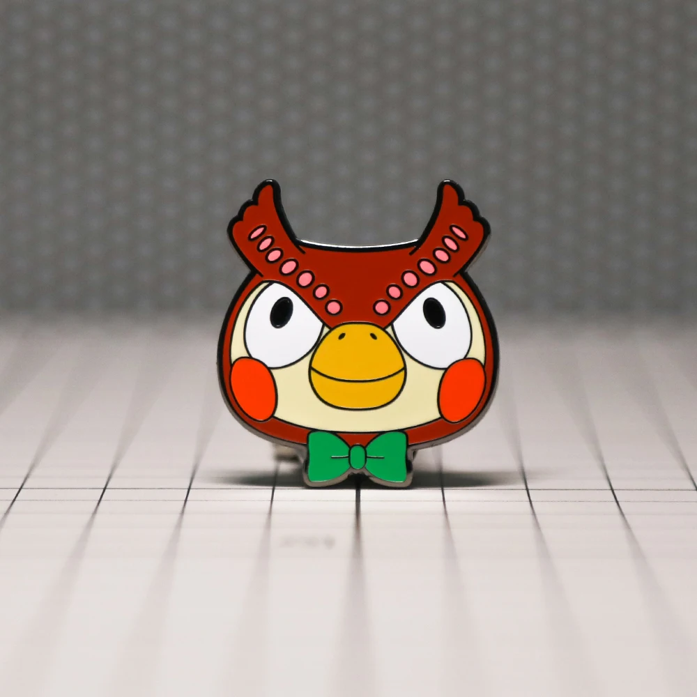 XM-funny Creative Enamel Pin Owl Fossil Curator Blathers Brooch Game Fan Collection Badge Accessories Unique Gift
XM-funny Creative Enamel Pin Owl Fossil Curator Blathers Brooch Game Fan Collection Badge Accessories Unique Gift