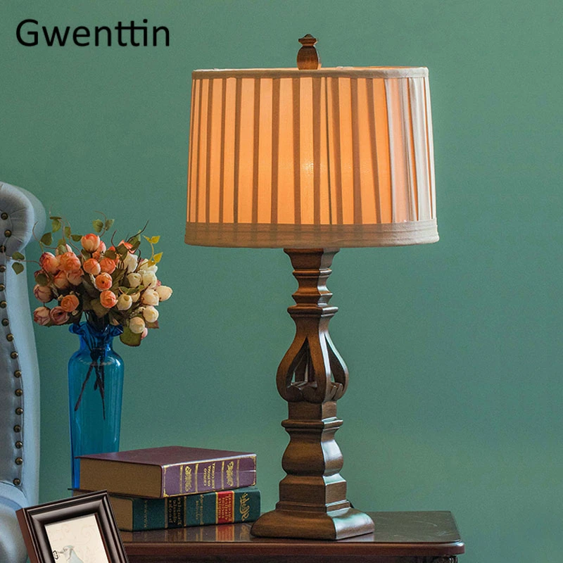 Винтажные настольные лампы смола для гостиной американская Роскошная настольная лампа спальня прикроватный светильник стоящее освещение ... 
Винтажные настольные лампы смола для гостиной американская Роскошная настольная лампа спальня прикроватный светильник стоящее освещение ...