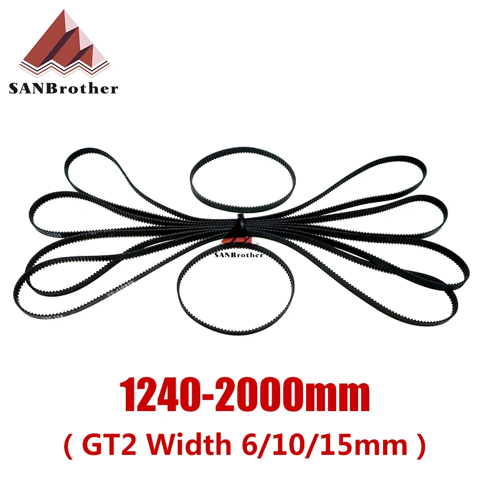 3D Printer Parts GT2 Closed Loop Timing Belt Rubber 2gt 6mm 1240 1250 1310 1324 1340 1350 1360 1440 1512 1524 1540mmSynchronous
3D Printer Parts GT2 Closed Loop Timing Belt Rubber 2gt 6mm 1240 1250 1310 1324 1340 1350 1360 1440 1512 1524 1540mmSynchronous