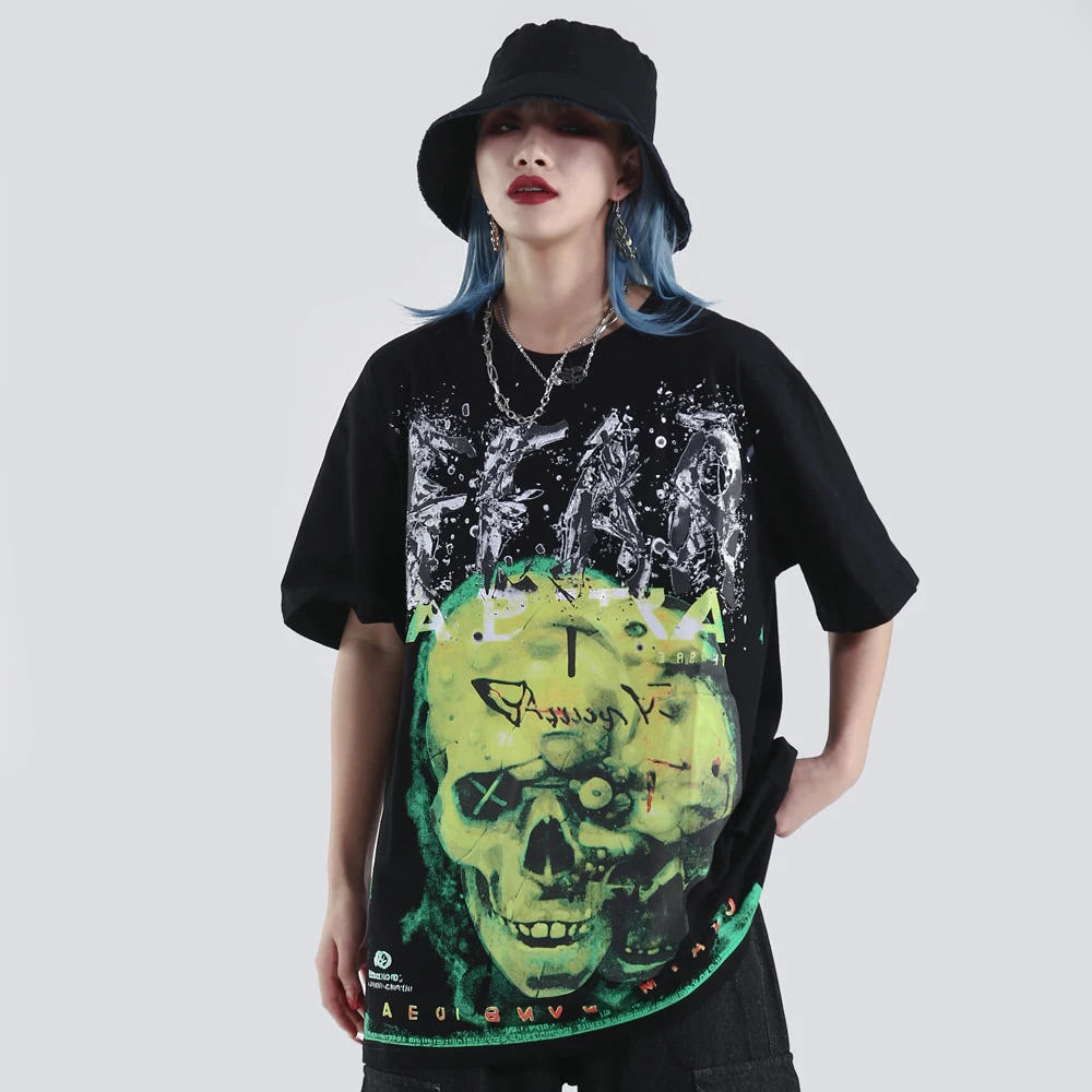 Horror Skull Gothic Graphic Tees Women Goth Punk Clothes Oversized T Shirt Cartoon Summer Top Streetwear Women Clothing
Horror Skull Gothic Graphic Tees Women Goth Punk Clothes Oversized T Shirt Cartoon Summer Top Streetwear Women Clothing
