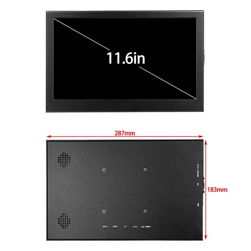 11.6-Inch Portable Display 1080P IPS Screen 78%SRBG Supports HDR Ultra-Thin HD Screen
11.6-Inch Portable Display 1080P IPS Screen 78%SRBG Supports HDR Ultra-Thin HD Screen