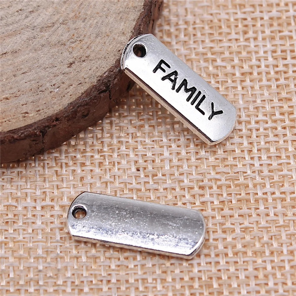 100pcs 21x8mm Charm Family Tag Family Tag Charm Family Tag Pendant Charm For Jewelry Making
100pcs 21x8mm Charm Family Tag Family Tag Charm Family Tag Pendant Charm For Jewelry Making