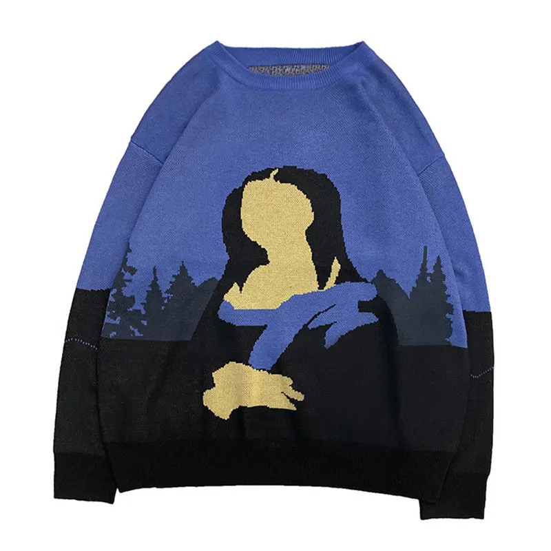 Knitted Sweaters Mona Lisa Knit Pullover Sweater Fashion Casual Loose Jumpers Tops
Knitted Sweaters Mona Lisa Knit Pullover Sweater Fashion Casual Loose Jumpers Tops