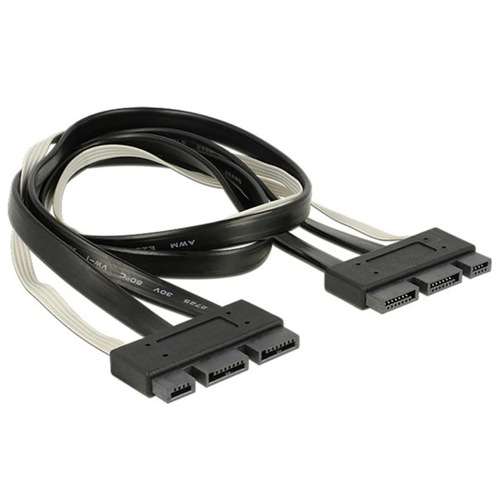 SFF-8639 PCI-E SATA 3.2 Express 18pin (7+7+4) Male to Express 18pin Male Data Raid Cable 50cm
SFF-8639 PCI-E SATA 3.2 Express 18pin (7+7+4) Male to Express 18pin Male Data Raid Cable 50cm