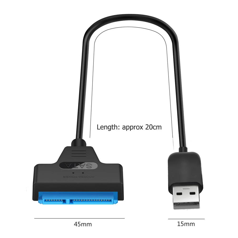 Кабель USB 3 0 SATA адаптер Sata к 2 до 6 Гбит/с 22 Pin III кабель для 5 дюйма внешнего SSD HDD