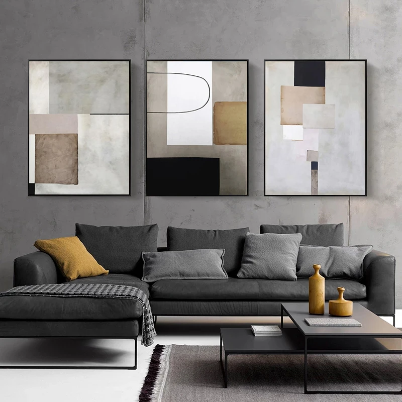 Minimalist Wall Art Picture Modern Geometric Abstract Painting Industrial Style Canvas Poster Living Room Home Decoration
Minimalist Wall Art Picture Modern Geometric Abstract Painting Industrial Style Canvas Poster Living Room Home Decoration