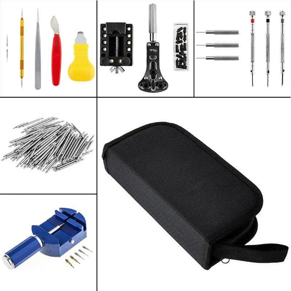147pcs Watch Repair tool Kit Watch Link Pin Remover Case Opener Spring Bar Remover Horlogemaker Gereedschap Repair WatchTool Kit
147pcs Watch Repair tool Kit Watch Link Pin Remover Case Opener Spring Bar Remover Horlogemaker Gereedschap Repair WatchTool Kit