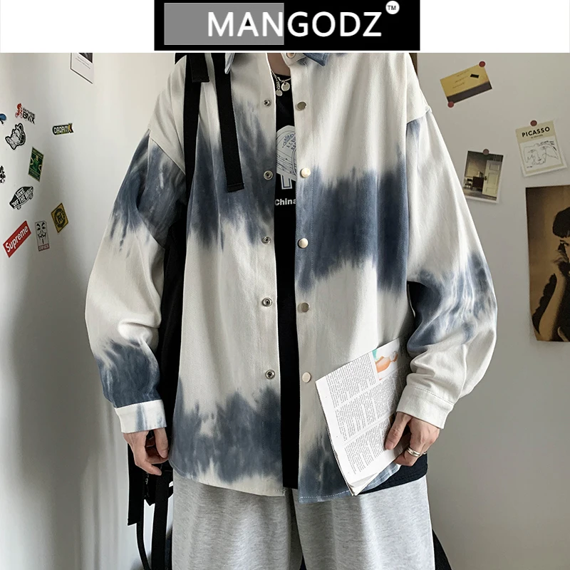 Casual Men Shirt Tie-dye Color Loose Vintage Male Shirts 2020 New Square Collar Long Sleeve Shirt Hip Hop Japanese Streetwear
Casual Men Shirt Tie-dye Color Loose Vintage Male Shirts 2020 New Square Collar Long Sleeve Shirt Hip Hop Japanese Streetwear