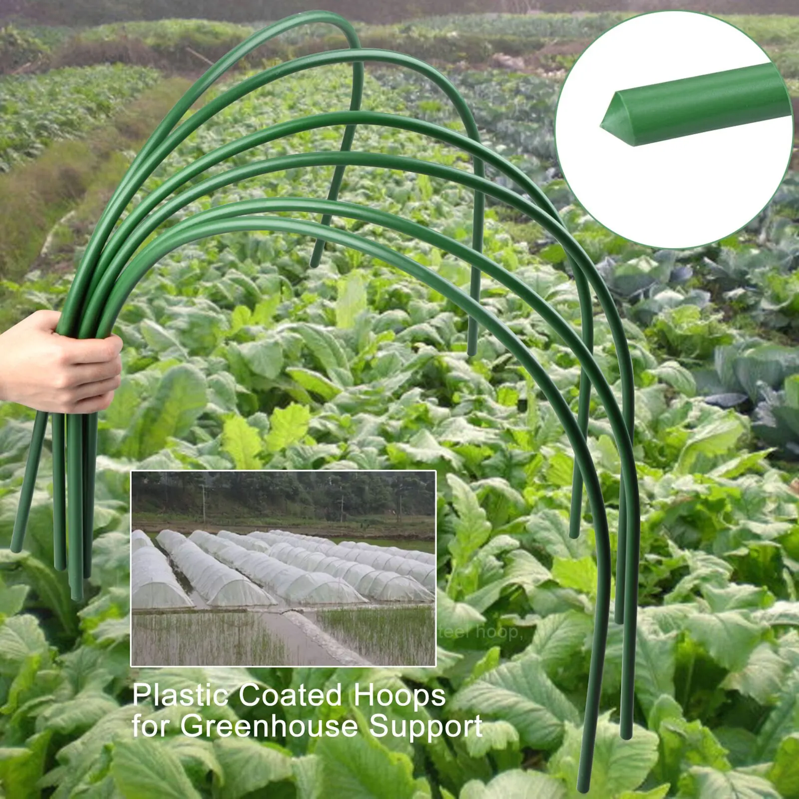 Plant Bracket Arch Greenhouse Support Hoop Garden Accessories Curved Household Gardening Supplies 0.8mm Steel Pipe Brackets
Plant Bracket Arch Greenhouse Support Hoop Garden Accessories Curved Household Gardening Supplies 0.8mm Steel Pipe Brackets
