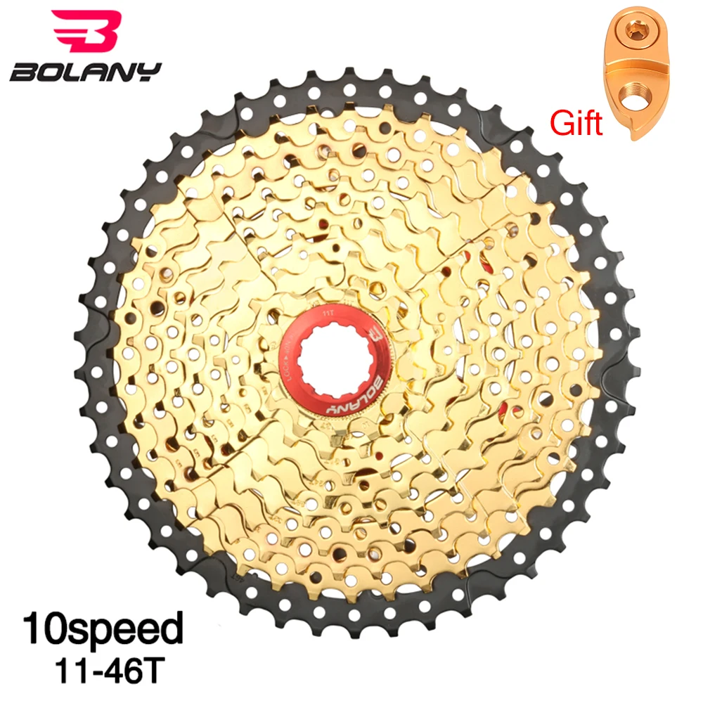 Велосипедный свободный круг Bolany Gold 10S Speed 11 46T широкий коэффициент кассеты для