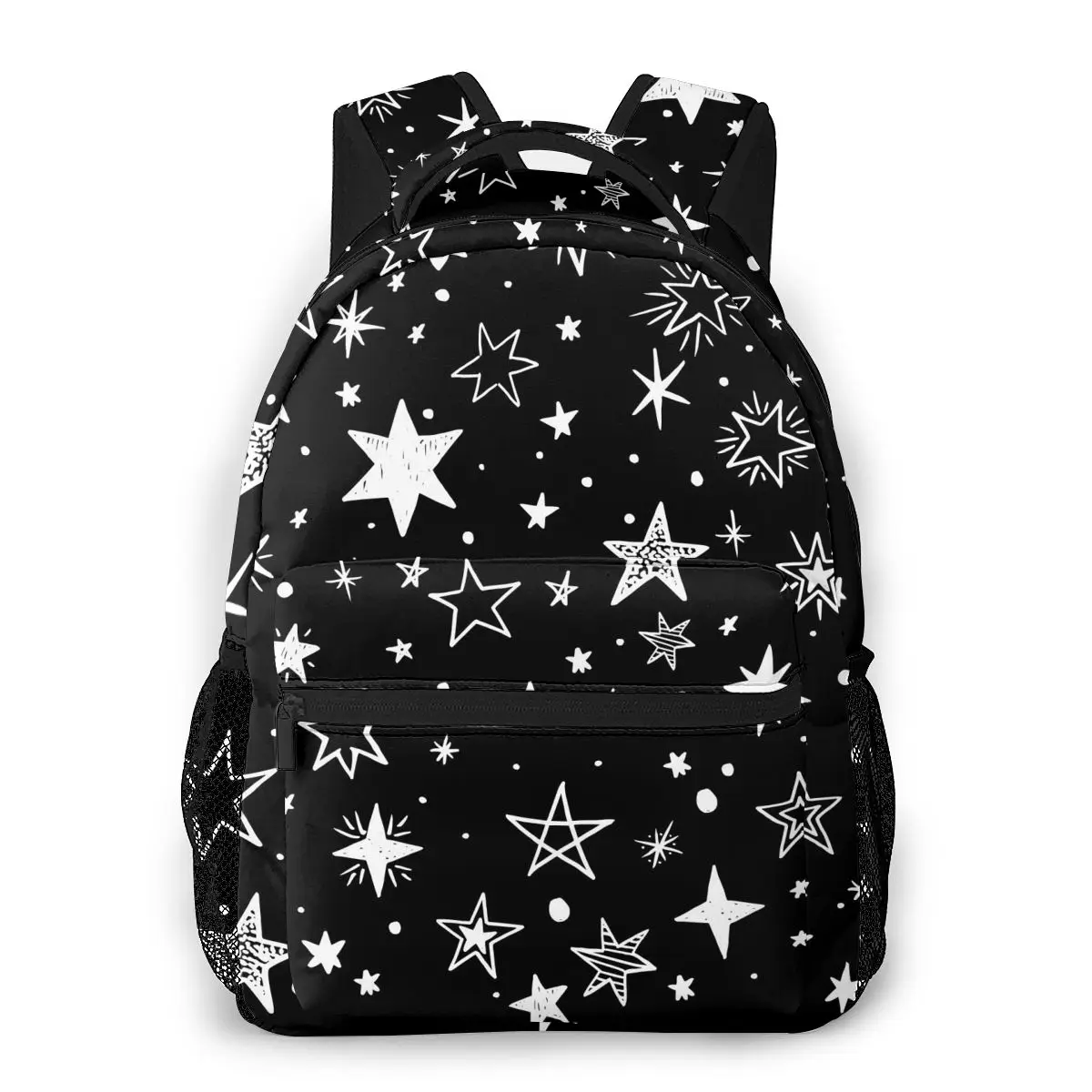2021 Travel Backpacks Black With White Stars Girl Backpack For Women Large Capacity School Bag For Teenage
2021 Travel Backpacks Black With White Stars Girl Backpack For Women Large Capacity School Bag For Teenage