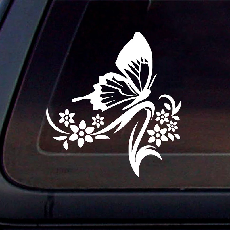 16*14.8cm Fashion Personality Creativity Classic Attractive Butterfly Flower Car Decal/Sticker Be Different Car Styling
16*14.8cm Fashion Personality Creativity Classic Attractive Butterfly Flower Car Decal/Sticker Be Different Car Styling