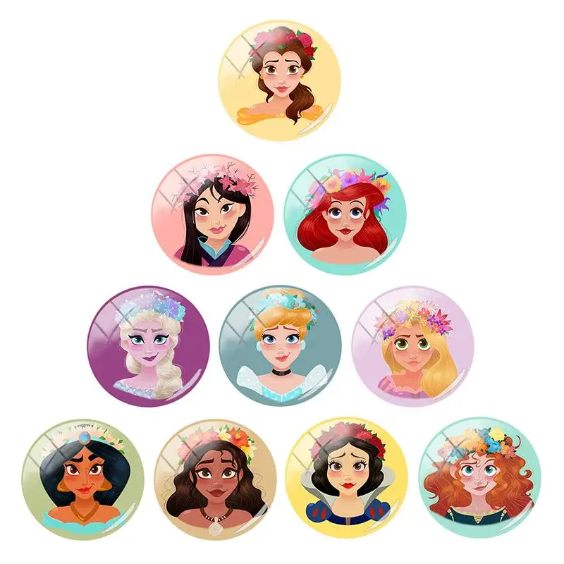 Disney Charming Princcess Hand Painted Printing Image Glass Dome Jewelry Findings Flat Bottom DIY Making Fashion Jewelry FWN476
Disney Charming Princcess Hand Painted Printing Image Glass Dome Jewelry Findings Flat Bottom DIY Making Fashion Jewelry FWN476
