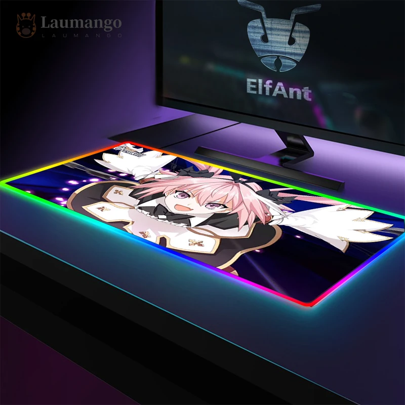 Cool RGB Gaming Mouse Pad astolfo Gamer Led Computer Mousepad Large Mouse Mat Backlight Carpet keyboard Desk Mat mousepad Anime
Cool RGB Gaming Mouse Pad astolfo Gamer Led Computer Mousepad Large Mouse Mat Backlight Carpet keyboard Desk Mat mousepad Anime