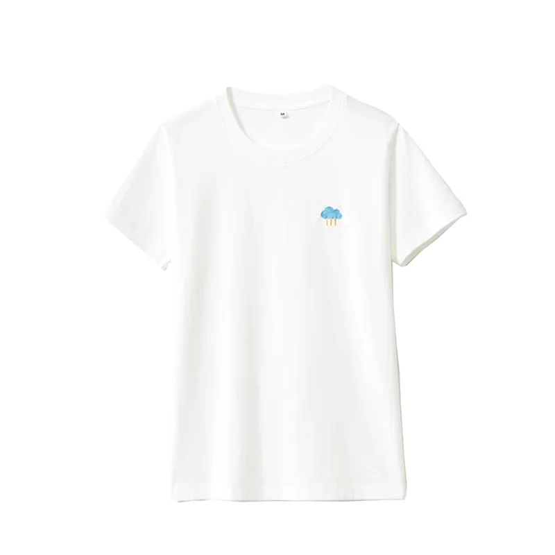T-shirt Tops Shirt Summer Of 2021 The New Female Students 100% Cotton White Short Sleeve Half Sleeve Couples On Rainy Days
T-shirt Tops Shirt Summer Of 2021 The New Female Students 100% Cotton White Short Sleeve Half Sleeve Couples On Rainy Days