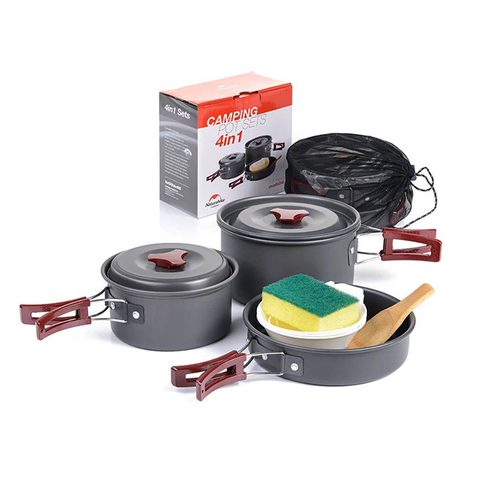 Naturehike Lightweight Outdoor Tableware Camping Hiking Cookware Set 4 In 1 Picnic Foldable Storage For 2-3 Person
Naturehike Lightweight Outdoor Tableware Camping Hiking Cookware Set 4 In 1 Picnic Foldable Storage For 2-3 Person