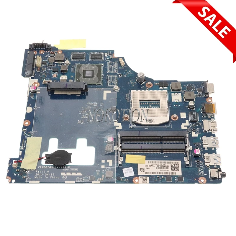 Nokotion VIWGQ GS LA-9641P! Совершенно новый! Материнская плата для ноутбука lenovo ideapad G510 HM86 DDR3L HD 8570M 2G
Nokotion VIWGQ GS LA-9641P! Совершенно новый! Материнская плата для ноутбука lenovo ideapad G510 HM86 DDR3L HD 8570M 2G