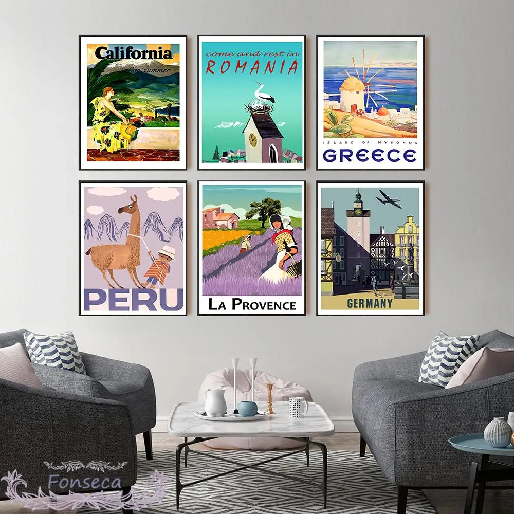 Vintage Landscape Poster California Peru India Japan Greece World City Tour Travel Scenery Canvas Painting Wall Art Home Decor
Vintage Landscape Poster California Peru India Japan Greece World City Tour Travel Scenery Canvas Painting Wall Art Home Decor