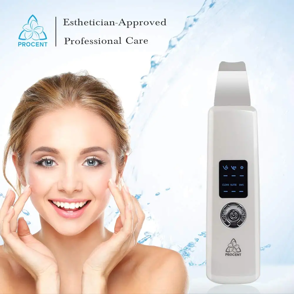 Ultrasonic Skin Scrubber Peeling Facial Cleaning Machine Beauty Skin Care Face Pore Cleaner Face Scrubber Vibrating Device 
Ultrasonic Skin Scrubber Peeling Facial Cleaning Machine Beauty Skin Care Face Pore Cleaner Face Scrubber Vibrating Device