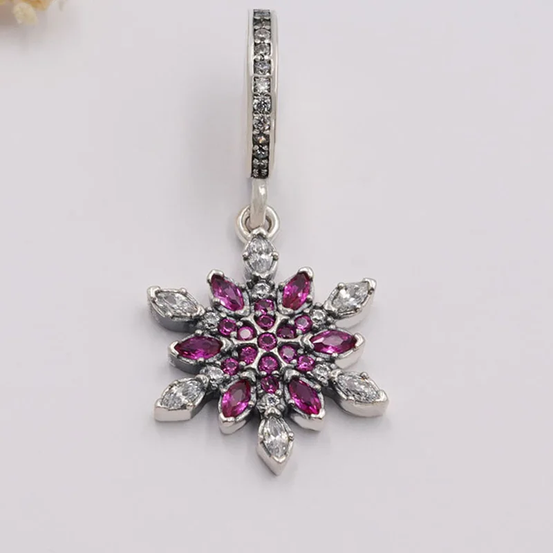Original 925 Sterling Silver Charm Glittering Crystal Snowflake Pendant Fit Pandora Women Bracelet & Necklace Diy Jewelry
Original 925 Sterling Silver Charm Glittering Crystal Snowflake Pendant Fit Pandora Women Bracelet & Necklace Diy Jewelry