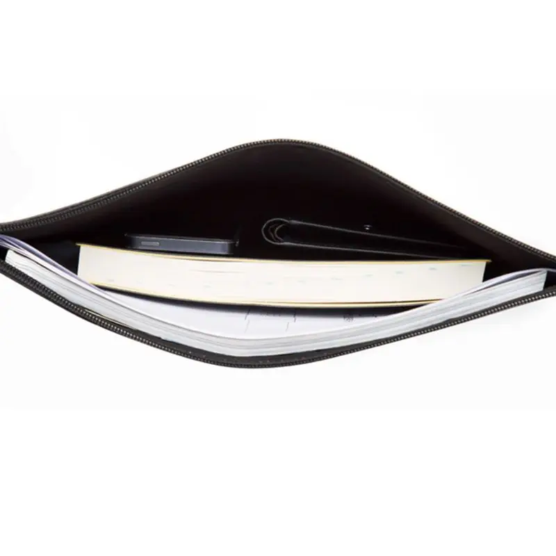 A4 Multi-function Black Faux Leather Document Bag File Folder Manager Organizer Storage Bag Meeting Travel Conference Holder C26
A4 Multi-function Black Faux Leather Document Bag File Folder Manager Organizer Storage Bag Meeting Travel Conference Holder C26