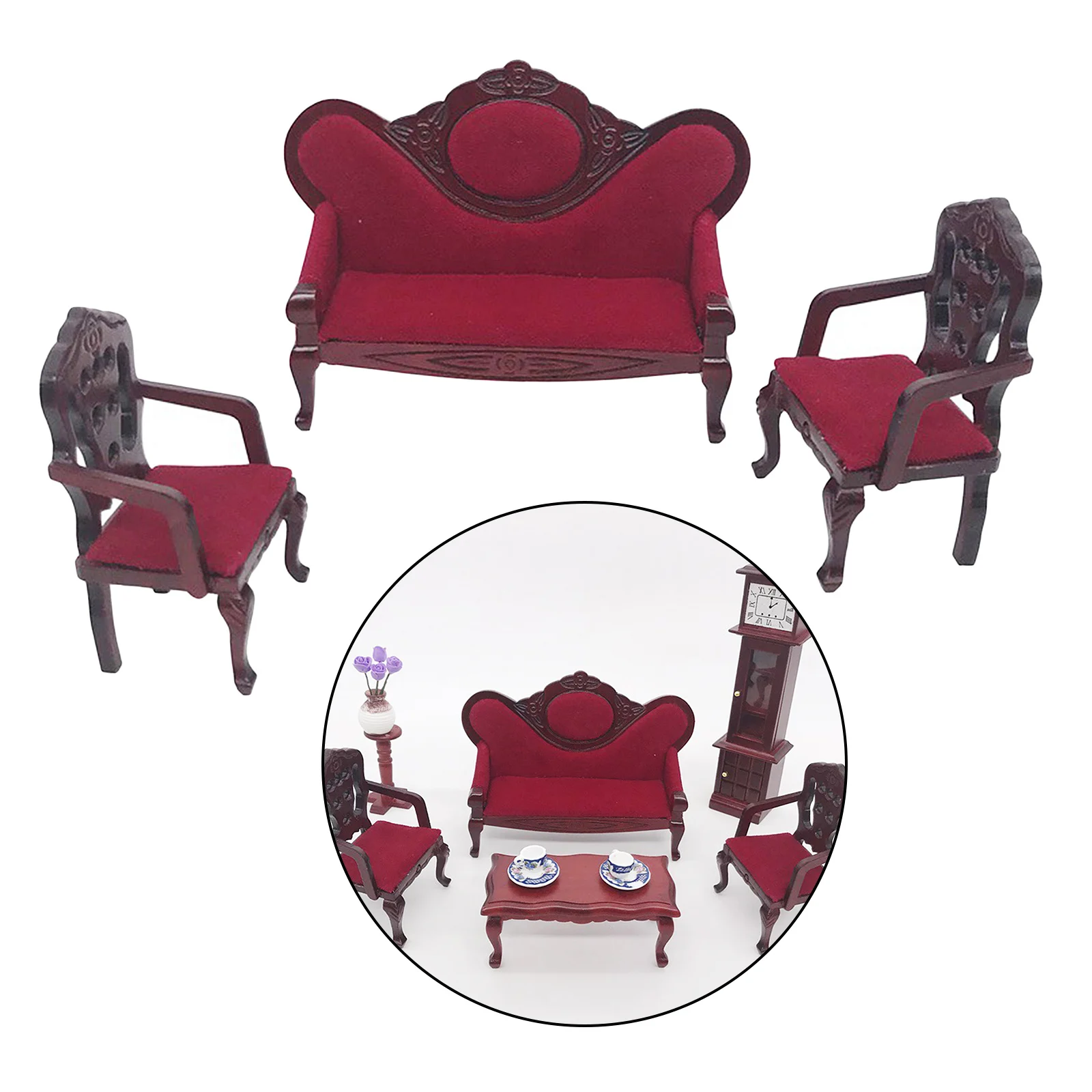 Retro Classic Doll House Miniature Furniture Living Room Mini Realistic Life Scene Doll Decor Kids Toy
Retro Classic Doll House Miniature Furniture Living Room Mini Realistic Life Scene Doll Decor Kids Toy
