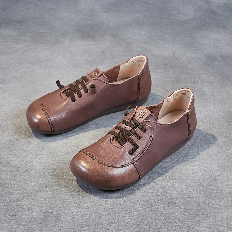 2021 Spring New Product Ethnic Style Retro Handmade Foot Flat Shoes Soft Bottom Non-Slip Genuine Leather Single Women's Shoes
2021 Spring New Product Ethnic Style Retro Handmade Foot Flat Shoes Soft Bottom Non-Slip Genuine Leather Single Women's Shoes