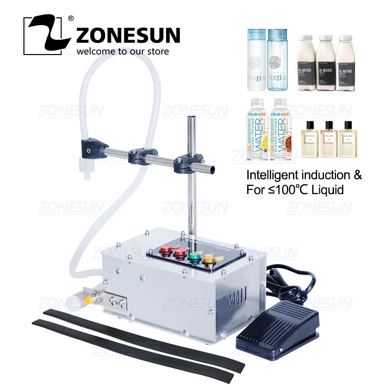 ZONESUN Intelligent induction liquid filling machine Small liquid high-precision heat-resistant filling machine
ZONESUN Intelligent induction liquid filling machine Small liquid high-precision heat-resistant filling machine