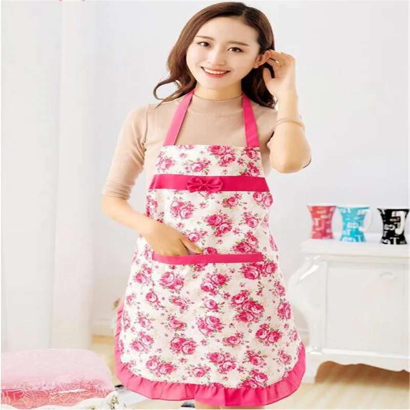 Women Home Kitchen Cooking Apron Flower Printed Pocket Aprons Restaurant Cleaning Pinafore Oil-proof Waterproof Apron Adult Bibs
Women Home Kitchen Cooking Apron Flower Printed Pocket Aprons Restaurant Cleaning Pinafore Oil-proof Waterproof Apron Adult Bibs