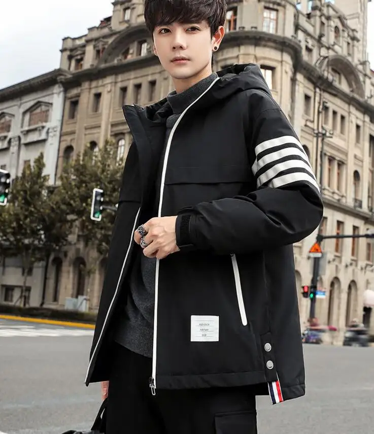 2020 Brand Mens New Fall Winter Down Jacket Long Sleeve Hooded Clothes Dust Coat Korean Style High Quality To Keep Warm Clothing
2020 Brand Mens New Fall Winter Down Jacket Long Sleeve Hooded Clothes Dust Coat Korean Style High Quality To Keep Warm Clothing