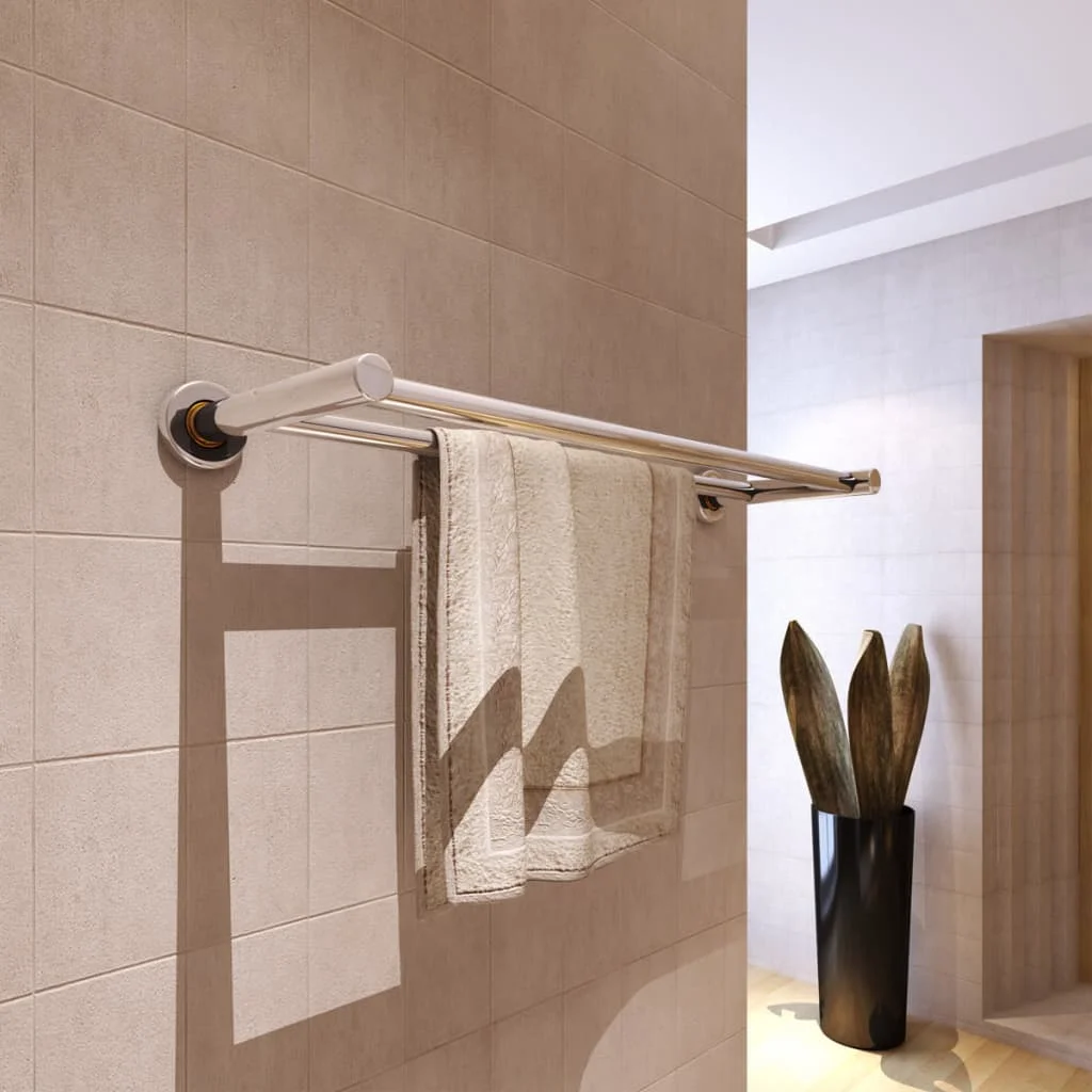 Bathroom Accessories Stainless Steel Towel Rack 2 Tubes Wall-Mounted Bath Towel Holder Rails for Bathroom Shelves
Bathroom Accessories Stainless Steel Towel Rack 2 Tubes Wall-Mounted Bath Towel Holder Rails for Bathroom Shelves