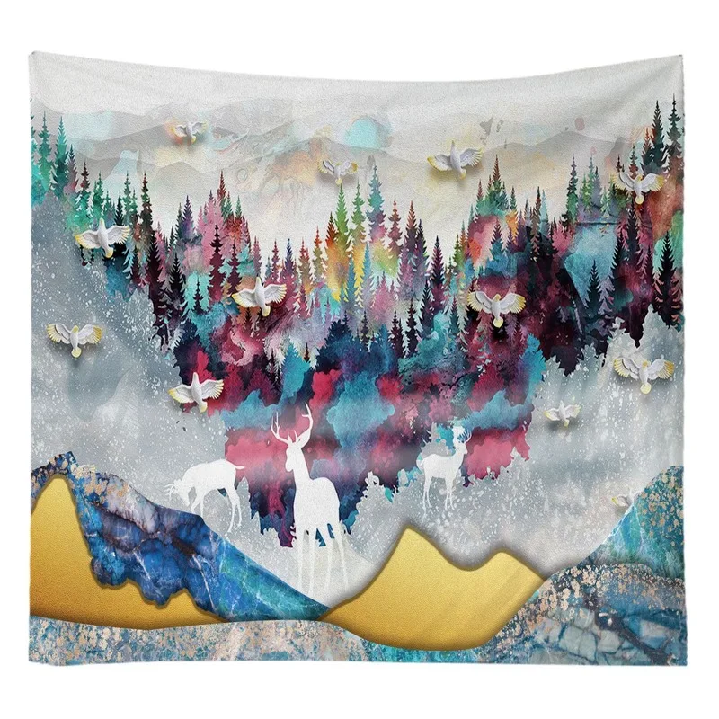 Luminous Deer Wall Tapestry Blanket Mandala Wall Hanging Tapestry Psychedelic Pattern Carpet Home Decor
Luminous Deer Wall Tapestry Blanket Mandala Wall Hanging Tapestry Psychedelic Pattern Carpet Home Decor