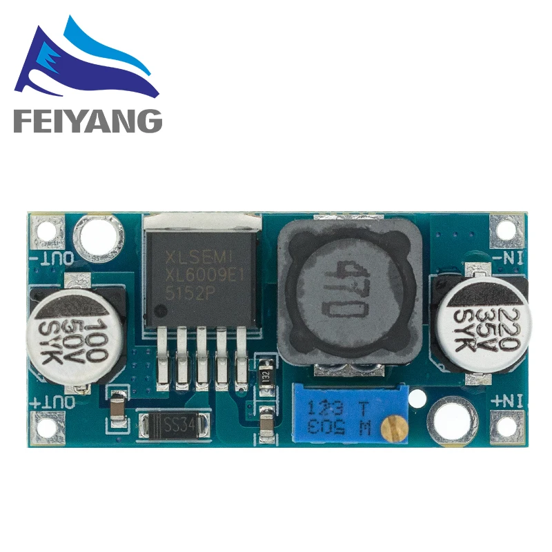 10 шт. SAMIORE ROBOT XL6009 DC Booster module блок питания модуль Выход регулируется Супер LM2577 самый