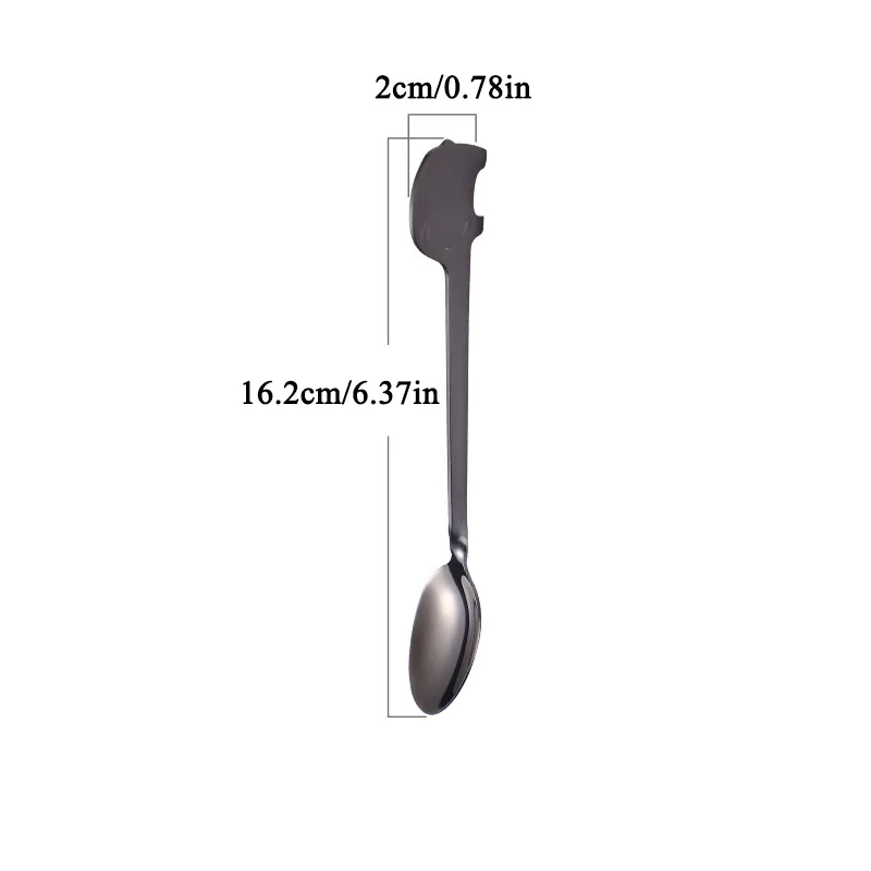 1PC Creative Cute Elephant Spoon Coffee Tea Stirring Spoon Fork Solid Color Simple Household Dessert Scoop Flatware Spoon
1PC Creative Cute Elephant Spoon Coffee Tea Stirring Spoon Fork Solid Color Simple Household Dessert Scoop Flatware Spoon