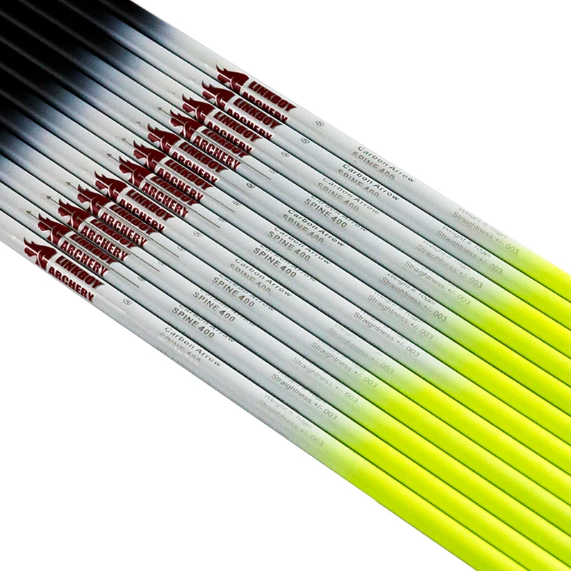 12Pcs Linkboy Tiro Con L'arco 100% Frecce In Carbonio Sp300 340 400 500 600 Arco Compound Sparare ID6.2mm
12Pcs Linkboy Tiro Con L'arco 100% Frecce In Carbonio Sp300 340 400 500 600 Arco Compound Sparare ID6.2mm