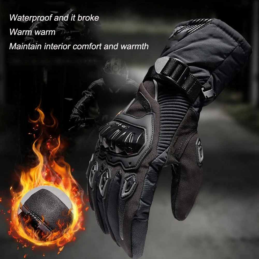2pcs Winter Motorcycle Gloves Waterproof Windproof Warm Four-season Bike Rider Anti-fall Moto Gloves Cross-country Thick Long
2pcs Winter Motorcycle Gloves Waterproof Windproof Warm Four-season Bike Rider Anti-fall Moto Gloves Cross-country Thick Long