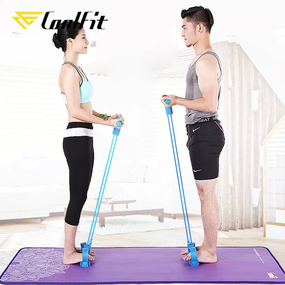 CoolFit Multifunctional Tubes Adjustable Fitness Gum 4 Tube Pedal Exerciser Sit-up Pull rope Chest Expander Resistance bands
CoolFit Multifunctional Tubes Adjustable Fitness Gum 4 Tube Pedal Exerciser Sit-up Pull rope Chest Expander Resistance bands