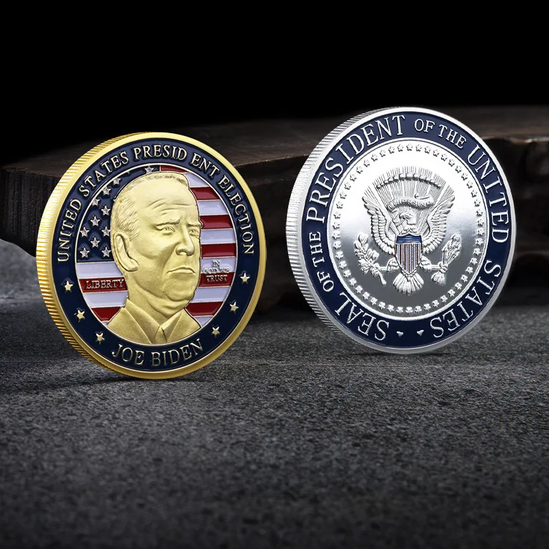 2021 U.S. President's Election Biden Gold Color Commemorative Coin Challenge Coin Gold Coins Collectibles #2
2021 U.S. President's Election Biden Gold Color Commemorative Coin Challenge Coin Gold Coins Collectibles #2