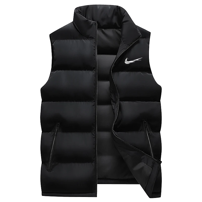 Fall/winter cotton vest stand-collar cotton-padded IКNIKEС jacket sleeveless vest down padded jacket plus size men's jacket
Fall/winter cotton vest stand-collar cotton-padded IКNIKEС jacket sleeveless vest down padded jacket plus size men's jacket