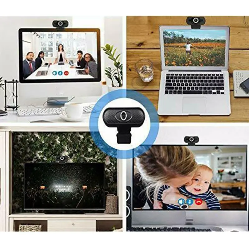 1080P H-D Webcam High Resolution Computer Peripherals Plastic Built In Microphone Driverless for PC Computer
1080P H-D Webcam High Resolution Computer Peripherals Plastic Built In Microphone Driverless for PC Computer