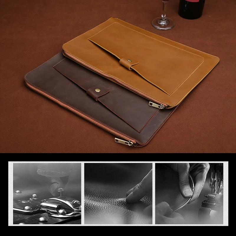 Universal Genuine Leather Business Zipper Laptop Tablet Bag for MacBook 15.4 inch Laptop Case for Macbook 12 inch 13.3 inch
Universal Genuine Leather Business Zipper Laptop Tablet Bag for MacBook 15.4 inch Laptop Case for Macbook 12 inch 13.3 inch