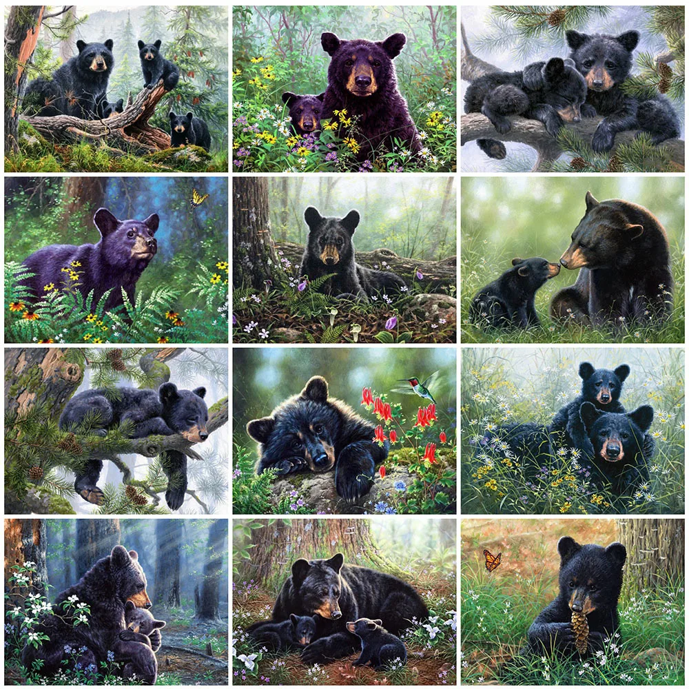 MomoArt 5D DIY Diamond Painting Bear Full Square Round Diamond Embroidery Animal Diamond Mosaic Flower Home Decorations
MomoArt 5D DIY Diamond Painting Bear Full Square Round Diamond Embroidery Animal Diamond Mosaic Flower Home Decorations