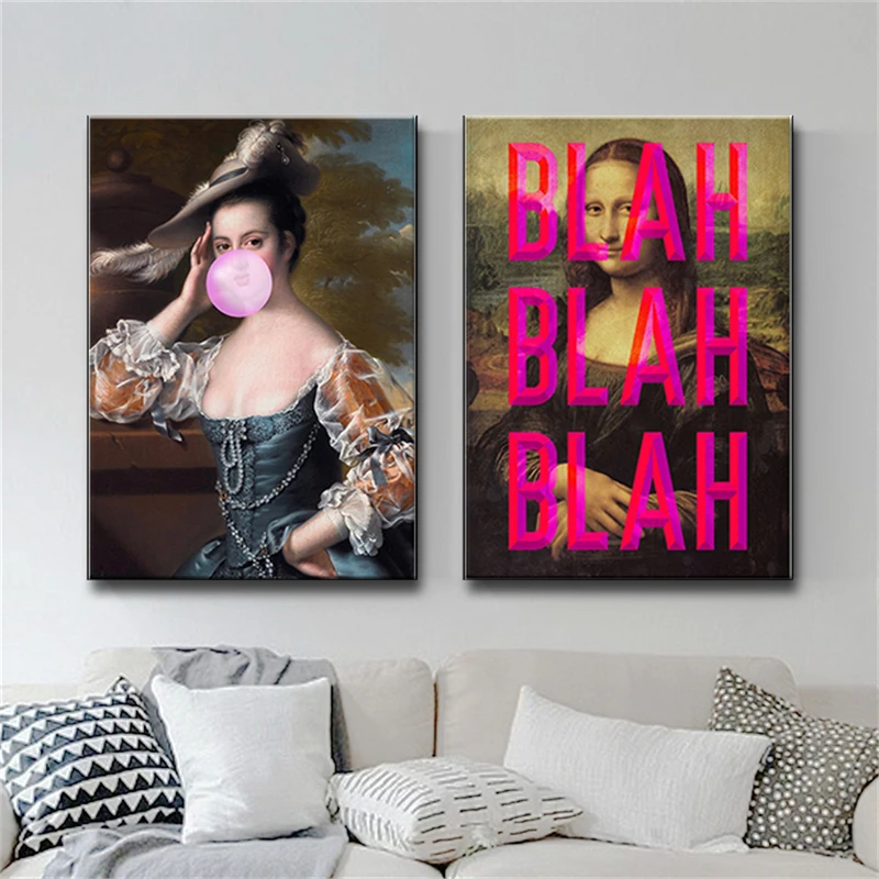 Famous Oil Painting Portrait Fun Graffiti Print Canvas Poster Wall Art Painting Picture Wall Picture Home Decoration Mural
Famous Oil Painting Portrait Fun Graffiti Print Canvas Poster Wall Art Painting Picture Wall Picture Home Decoration Mural