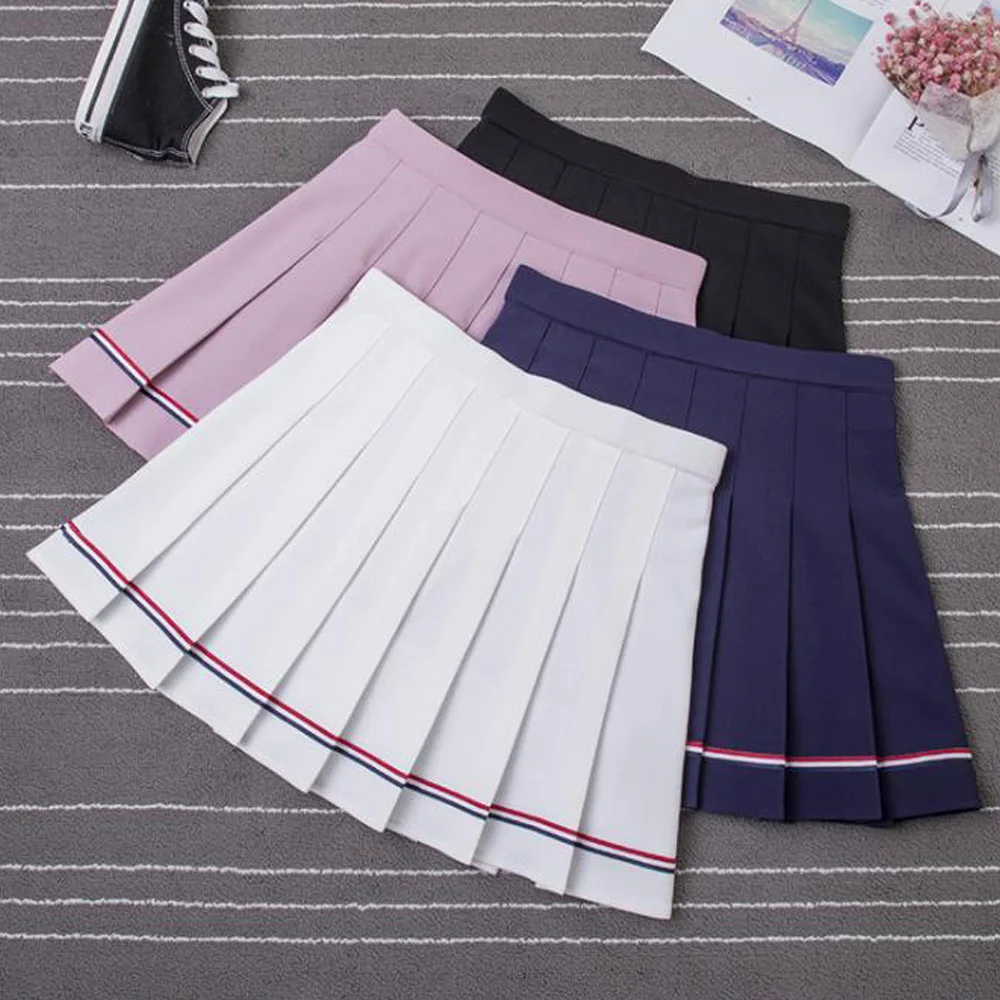 New Summer Women Skirts 2021 High Waist Girl's Pleated Skirt Korean Japanese Style Ladies Sweet Striped Mini Skirts for Women
New Summer Women Skirts 2021 High Waist Girl's Pleated Skirt Korean Japanese Style Ladies Sweet Striped Mini Skirts for Women