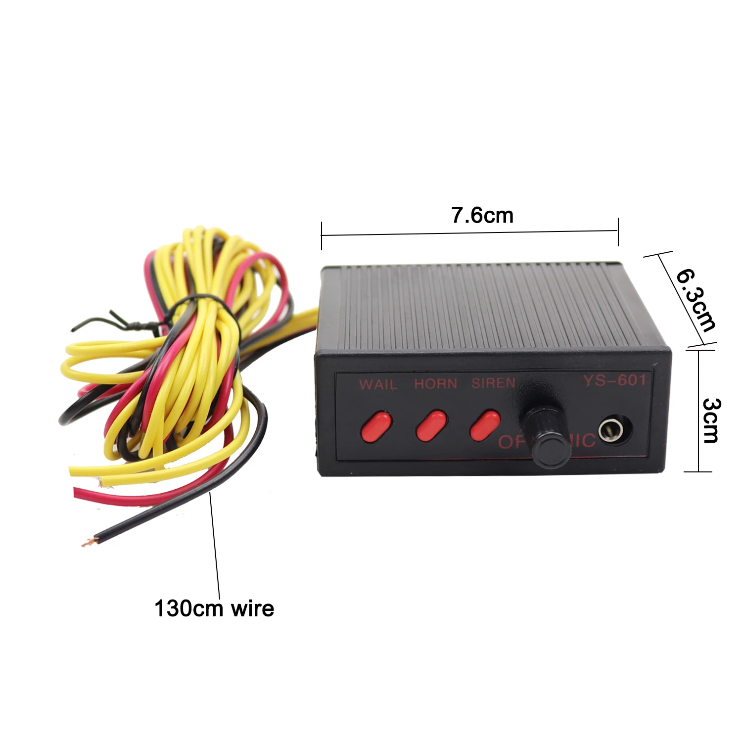 YHAAVALE Car Police Siren Speaker 3 Sound 12V Fire Horn Emergency Power PA Warning Alarm System with Loudspeaker & MIC
YHAAVALE Car Police Siren Speaker 3 Sound 12V Fire Horn Emergency Power PA Warning Alarm System with Loudspeaker & MIC