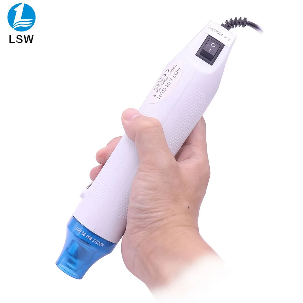 220V DIY Using Heat Gun Electric Power tool hot air 300W temperature Gun with supporting seat Shrink Plastic DIY tool color
220V DIY Using Heat Gun Electric Power tool hot air 300W temperature Gun with supporting seat Shrink Plastic DIY tool color
