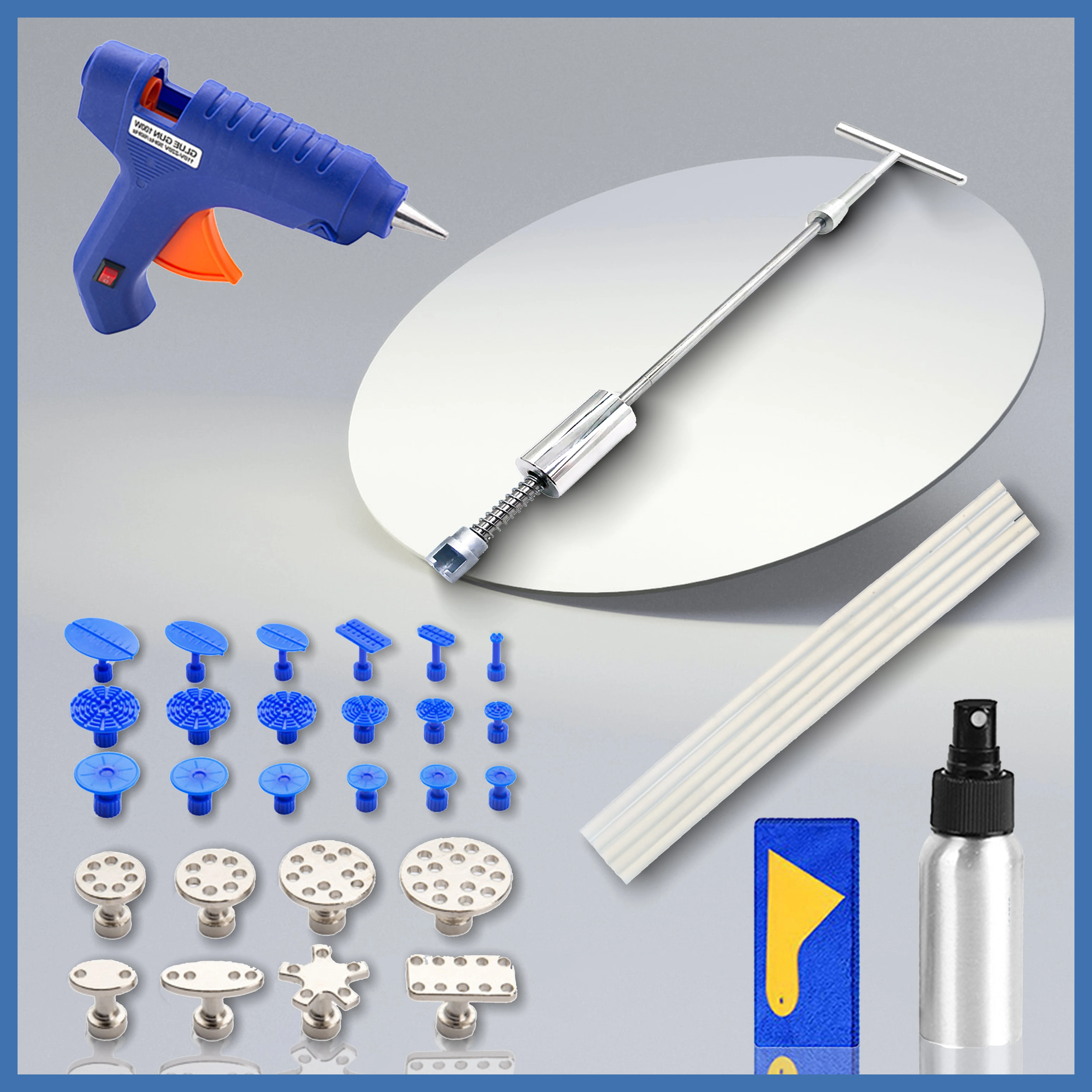 Metal Car Dent Repair Puller Car body Dent Removal Tool For Hail Damage Car Dent Repair Tool Slide Hammer Suction Cups
Metal Car Dent Repair Puller Car body Dent Removal Tool For Hail Damage Car Dent Repair Tool Slide Hammer Suction Cups