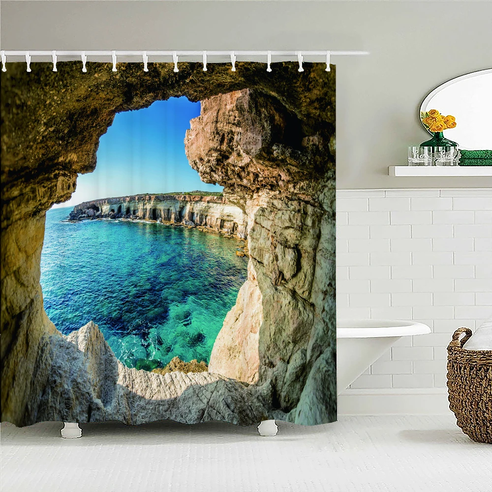 Natural landscape 3D Print Waterproof Shower Curtain with 12 Hooks Scenery Polyester Fabric Home Bathroom Curtains 180x180
Natural landscape 3D Print Waterproof Shower Curtain with 12 Hooks Scenery Polyester Fabric Home Bathroom Curtains 180x180